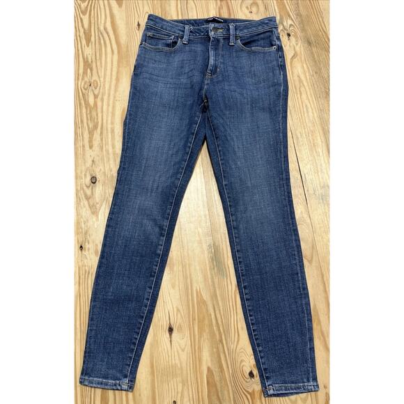 Calvin Klein Women's Size 6 Blue Jeans High Rise Easy Fit Stretch 28x28 - Picture 1 of 7